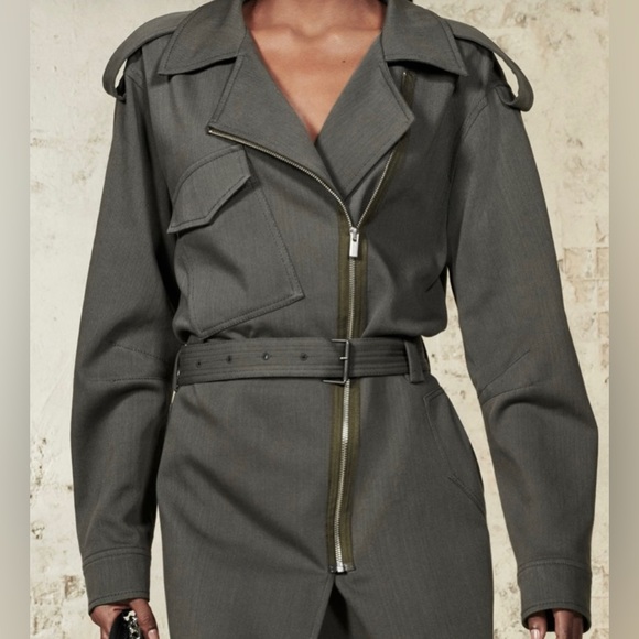 NWOT Zara Surplus Line S Military Jacket Dress one of a kind wardrobe must. #16 - Picture 6 of 6